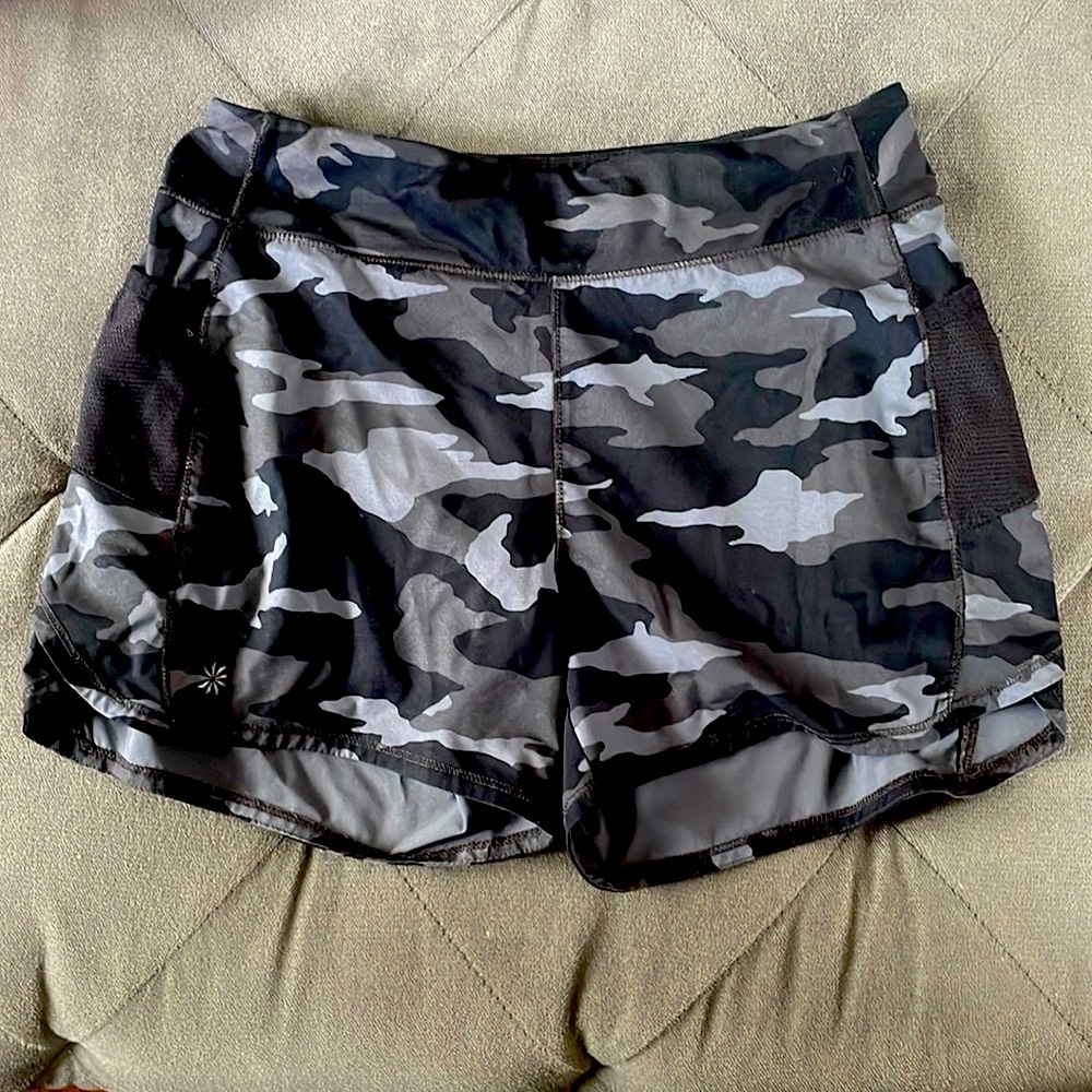 ATHLETA GIRL camo print shorts